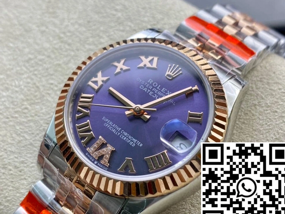 M278271-0020 Dial Factory Diamond Purple Datejust TW Rolex Eggplant 1006